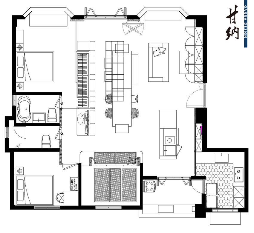 台北32 坪尽情享受生活的禅风住宅