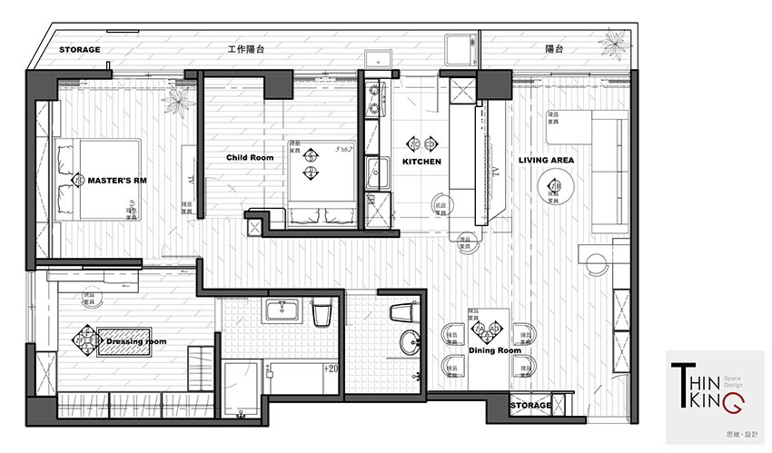 台中30 坪明亮現代感公寓 Decomyplace 裝潢裝修 室內設計 居家佈置第一站